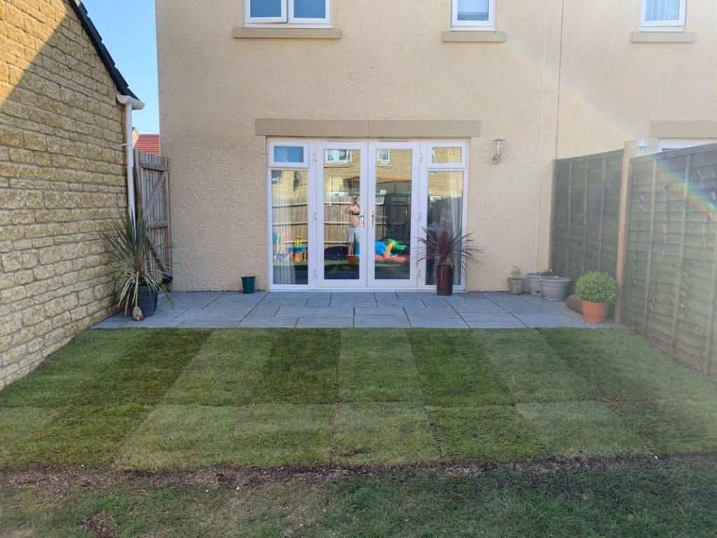 back garden renovation